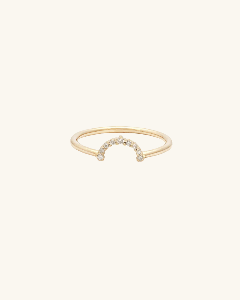 Leah Alexandra - Rainbow Ring – 14k Gold -
