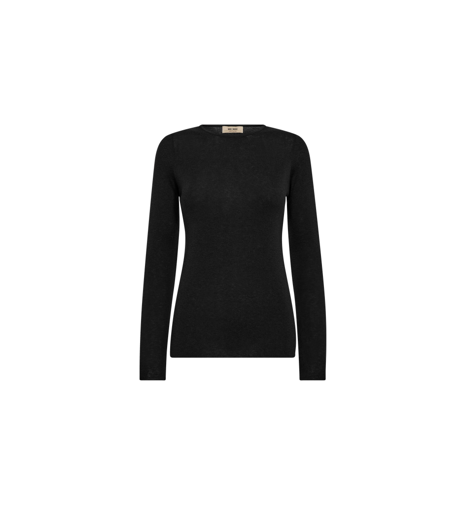 Mos Mosh - Bouch O-Neck Knit - Black