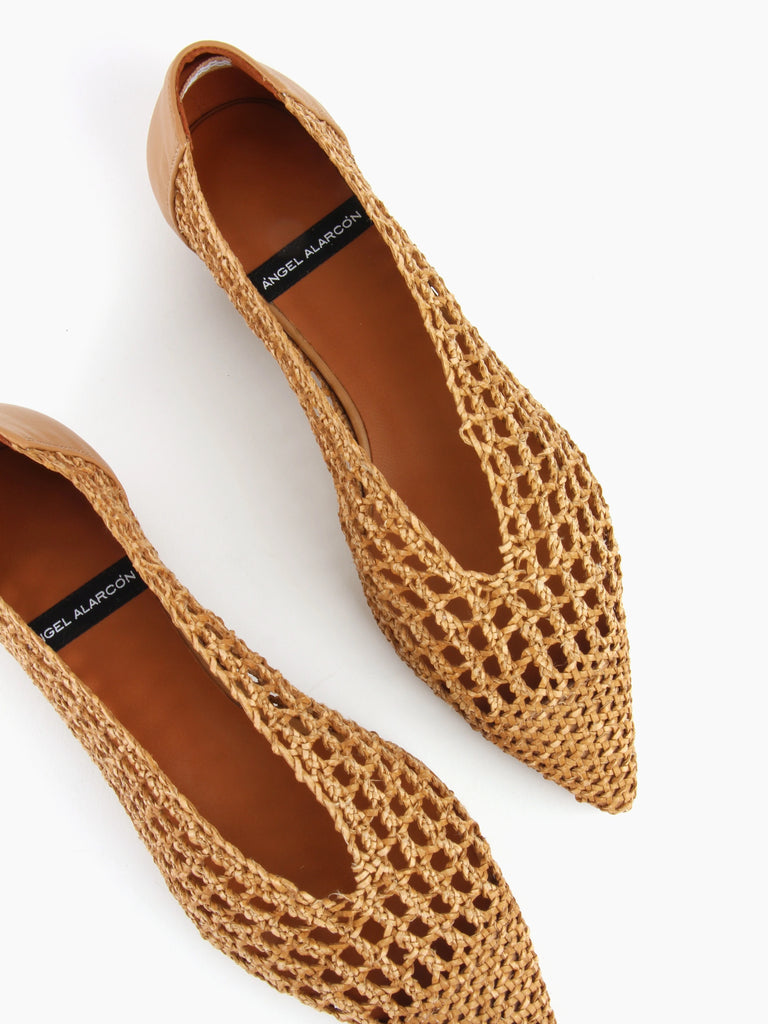 Angel Alarcon - Sandrine Woven Flat - Natural
