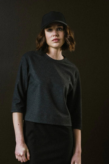 BODYBAG by Jude - Skye Top - Charcoal