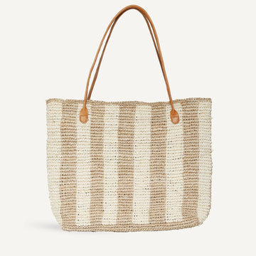 BEMBIEN - Francoise Stripe Tote – Cream -