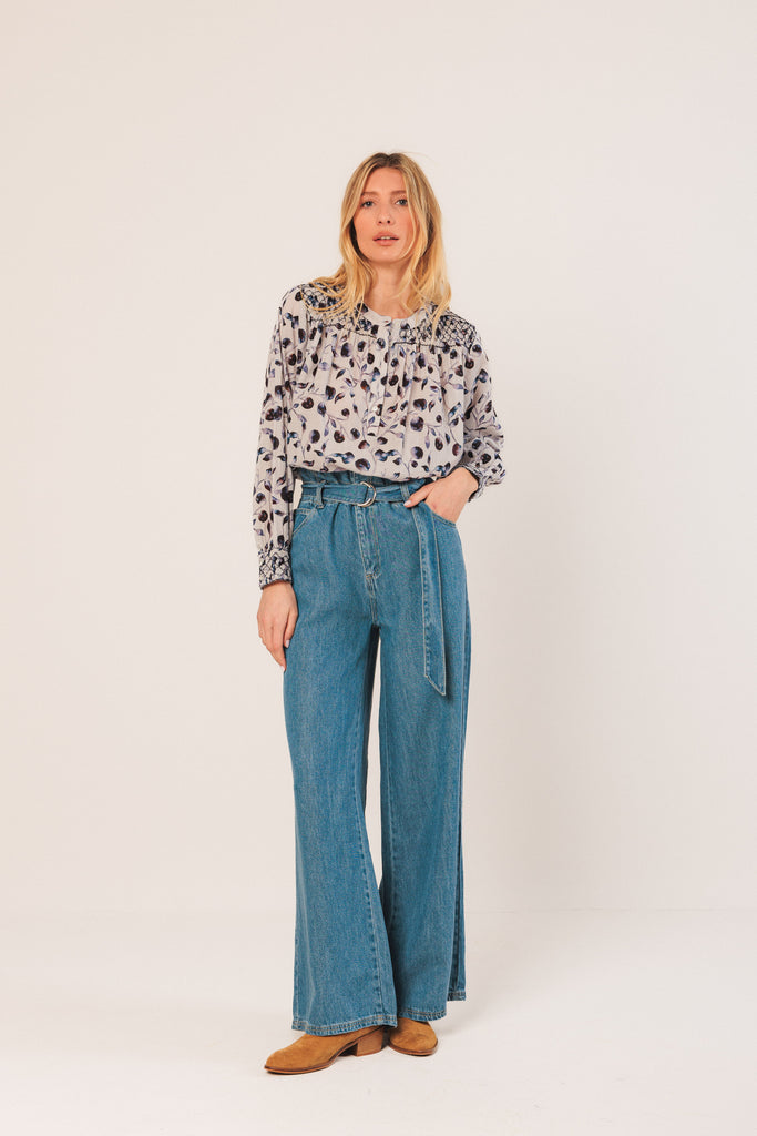 INDI&COLD - Smock Detail Blouse -