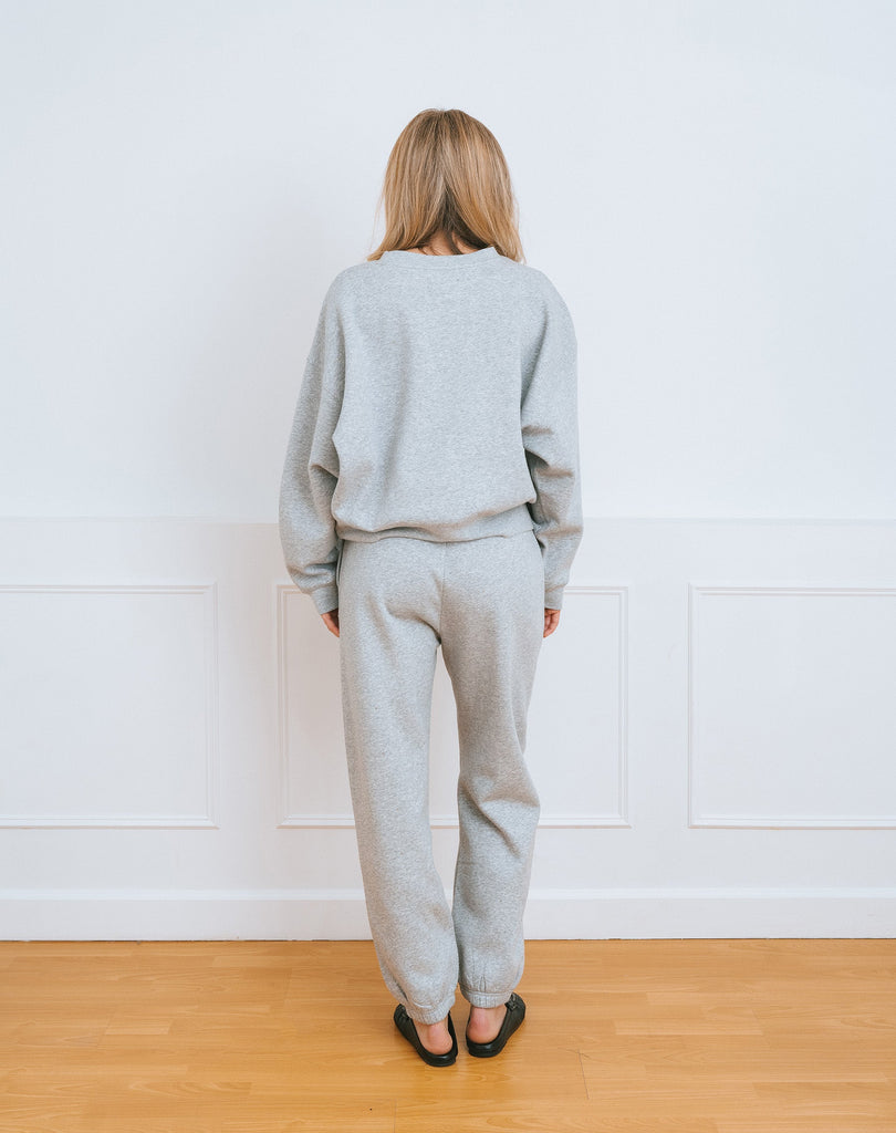 BRUNETTE The Label - Rhinestone Oversized Jogger -