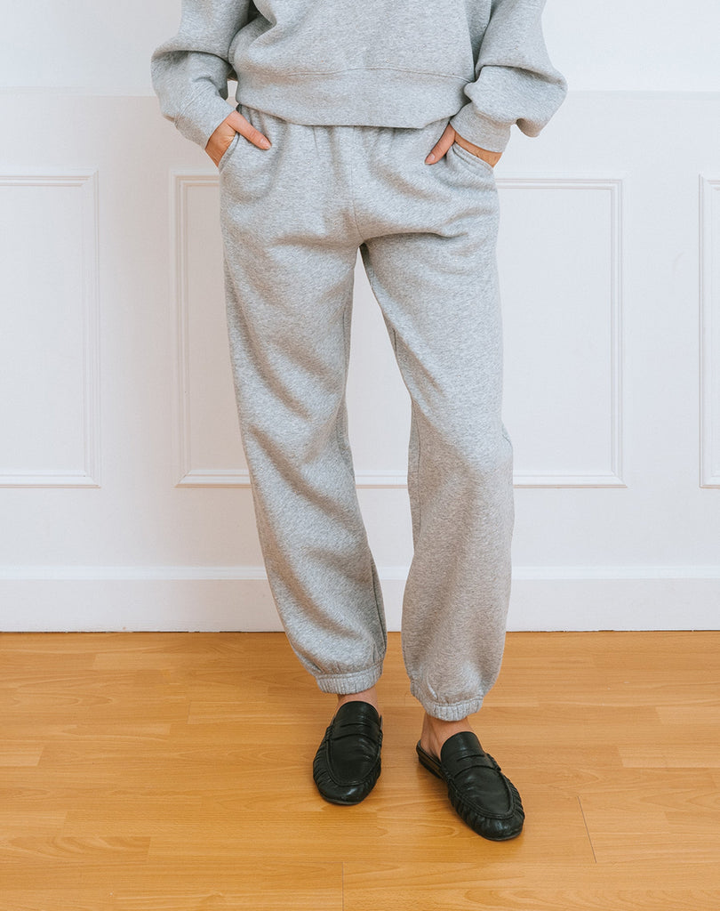 BRUNETTE The Label - Rhinestone Oversized Jogger -