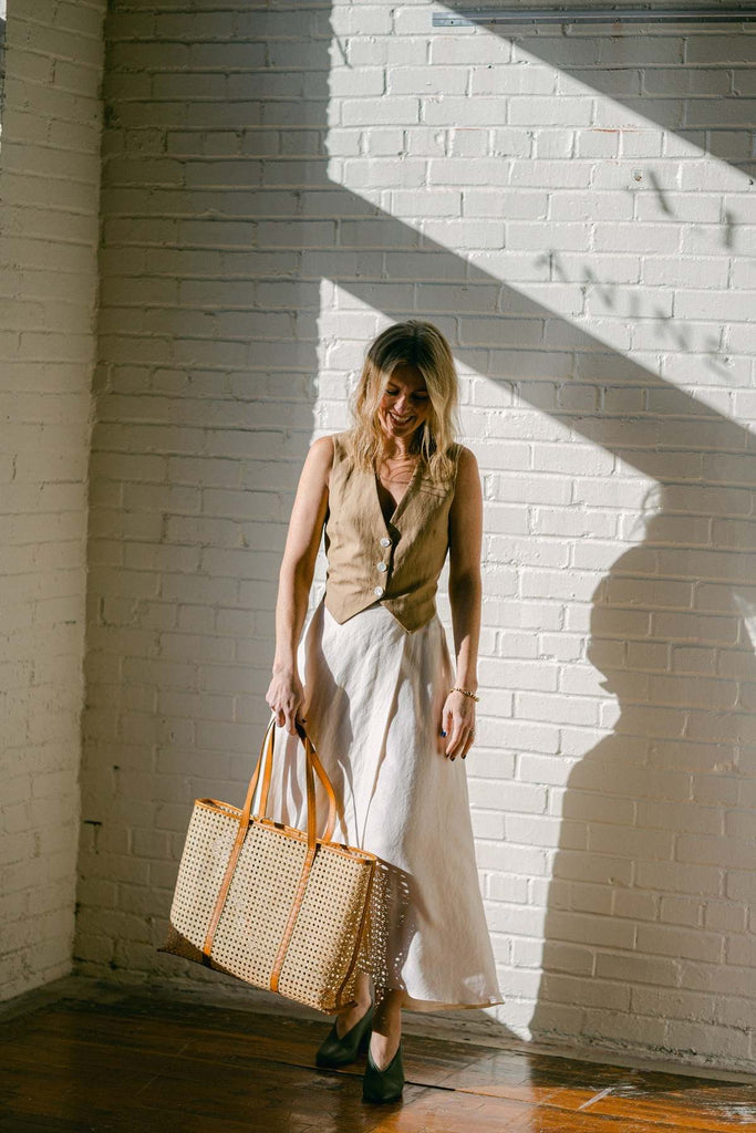 BEMBIEN - Margot Rattan Tote Bag -