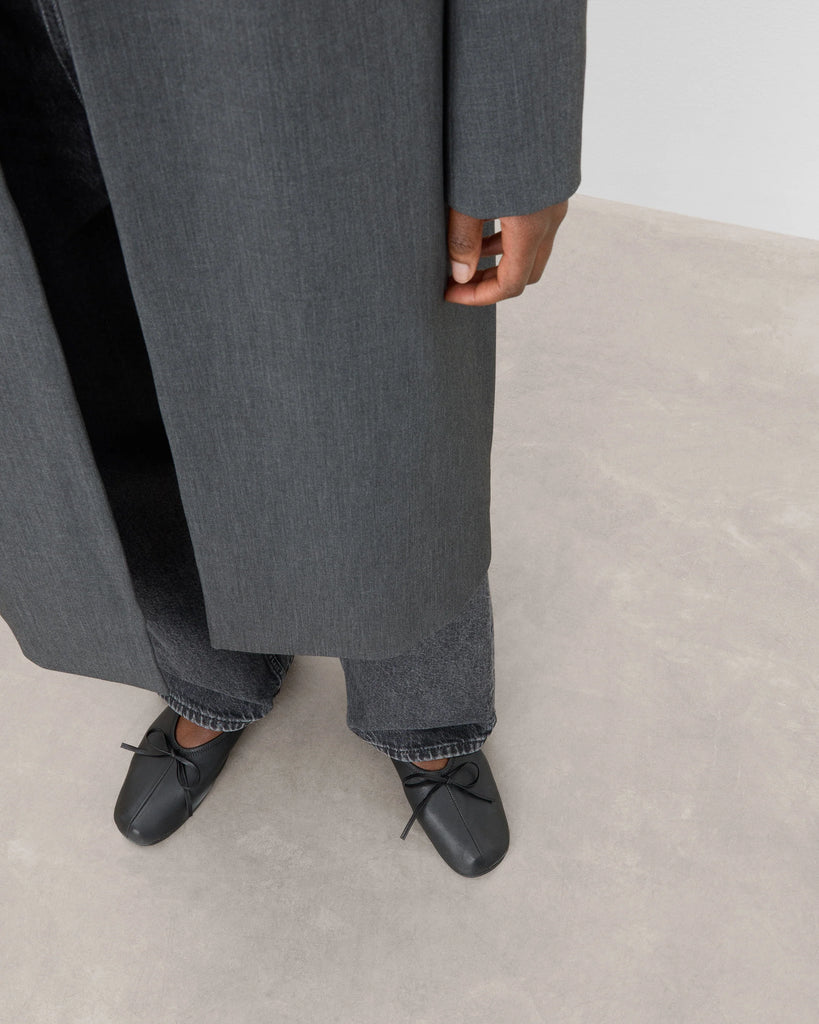 Flattered - Blaise Leather Flat -