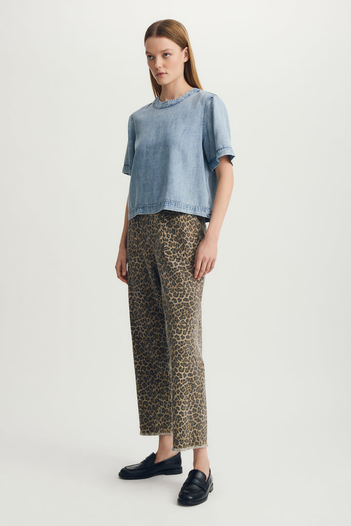 Melissa Nepton - Calypso Top - Med Blue Denim