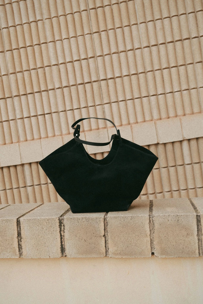 Flattered - Dahlia Tote Bag – Suede Black -