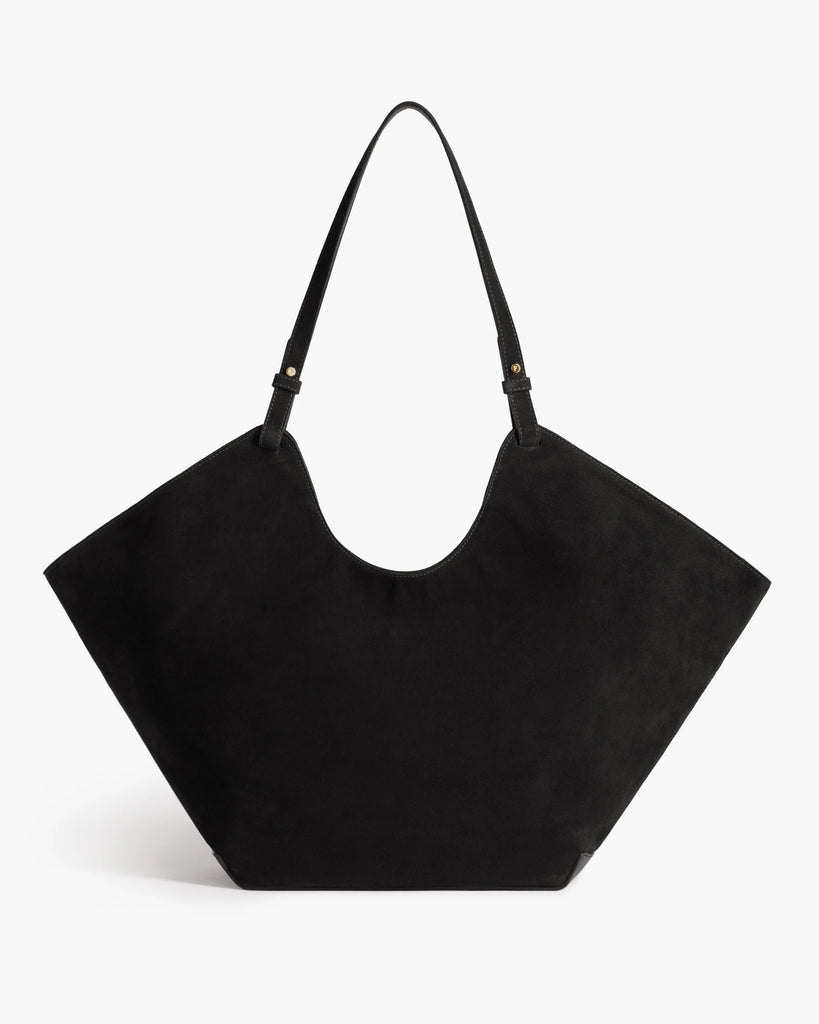 Flattered - Dahlia Tote Bag – Suede Black -