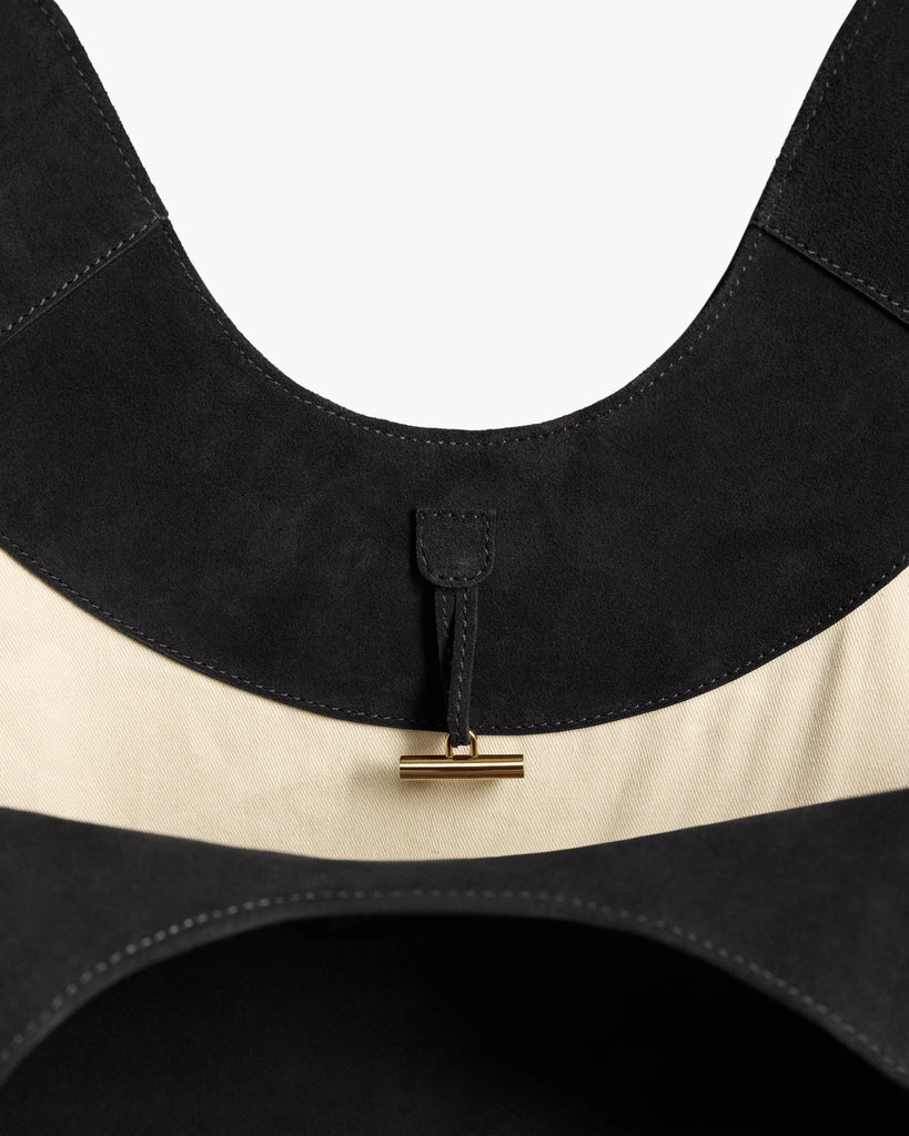 Flattered - Dahlia Tote Bag – Suede Black -