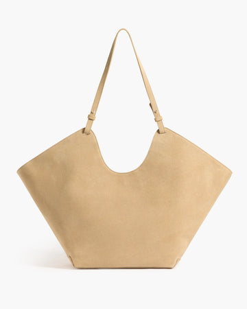 Flattered - Dahlia Tote Bag – Suede Sand -