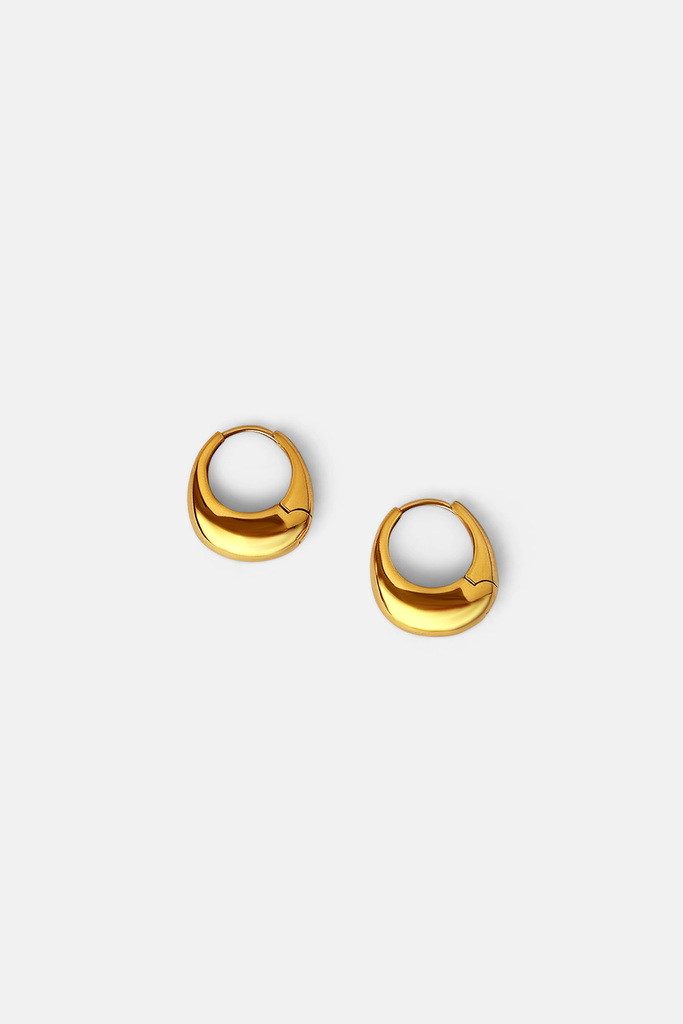 Kara Yoo - Baby Hazel Hoops – Gold -