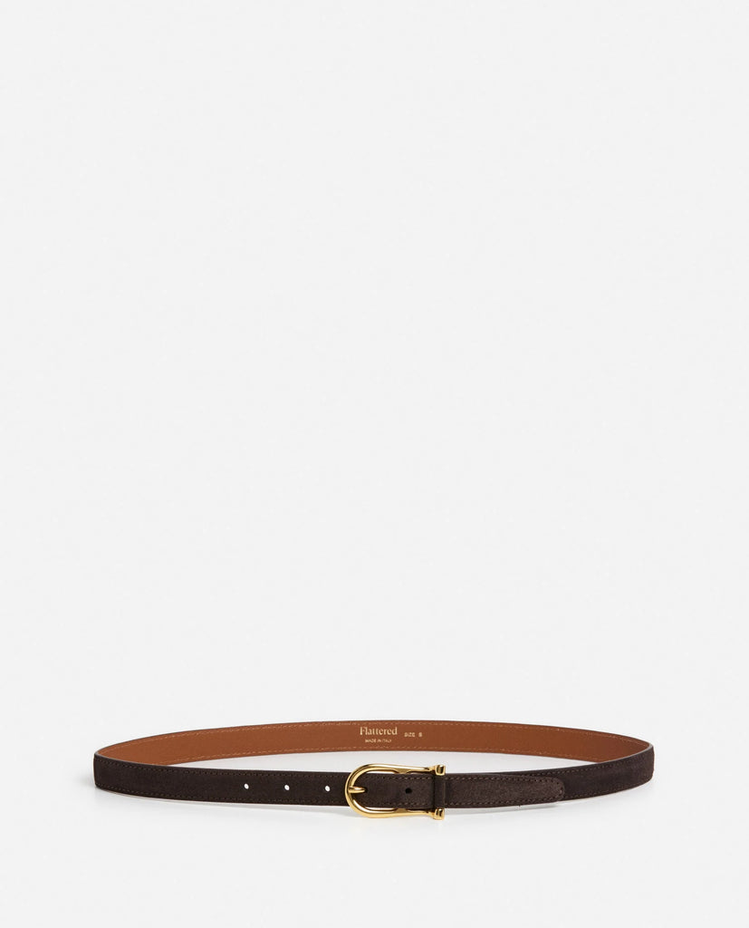Flattered - Betty Belt - Suede Chocolate