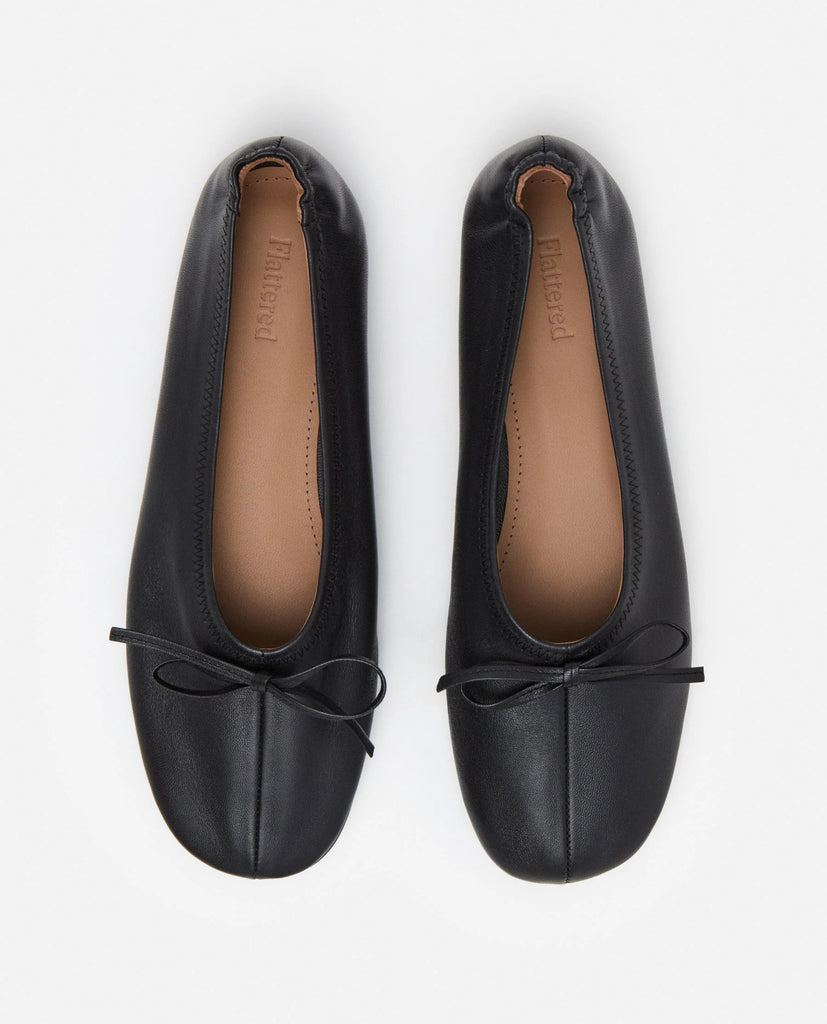 Flattered - Blaise Leather Flat -