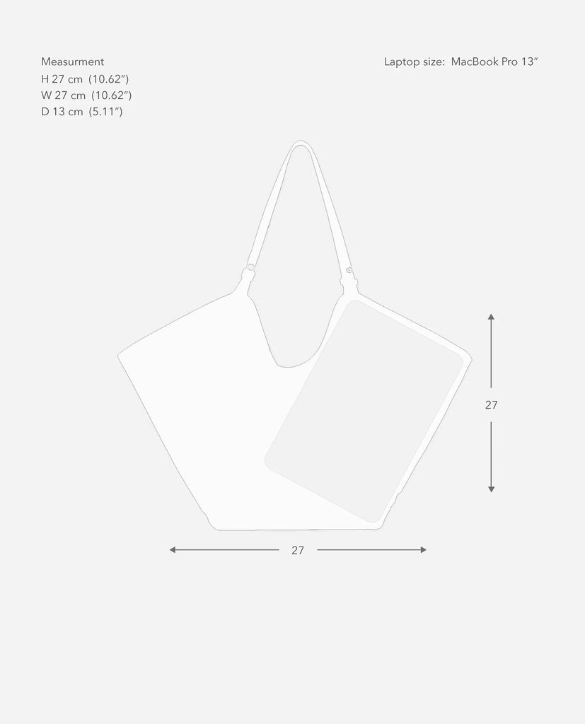 Flattered - Dahlia Tote Bag – Suede Chocolate -