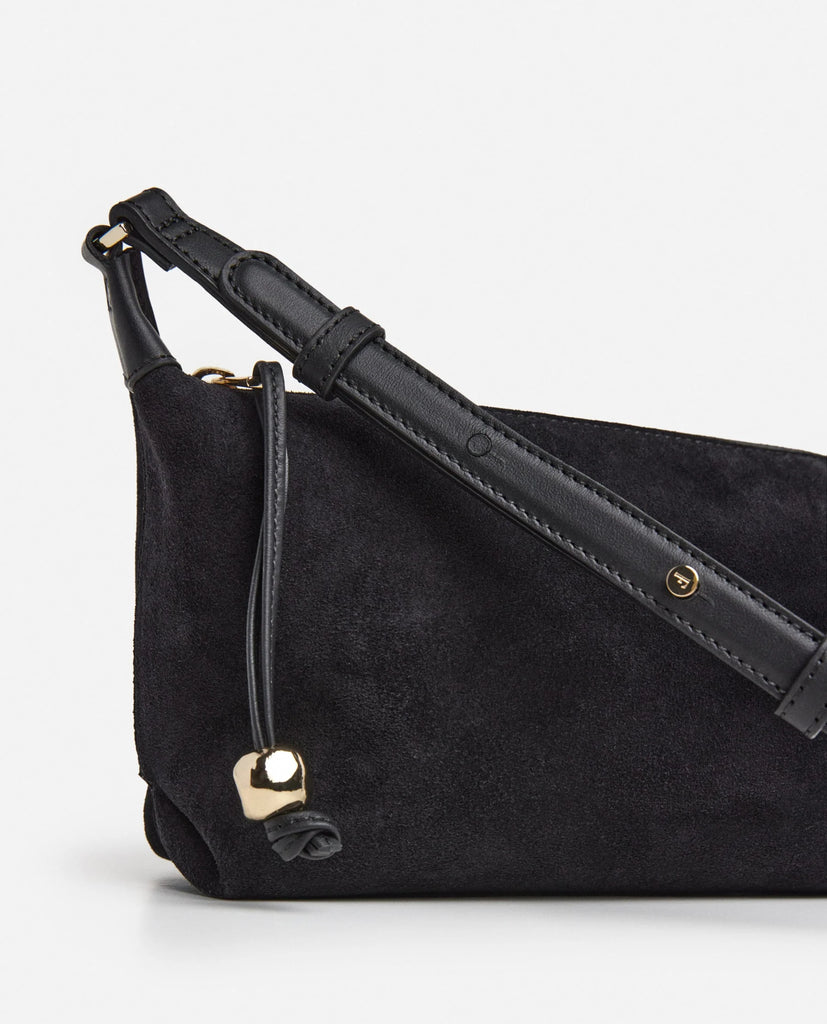 Flattered - Ru Crossbody Bag – Suede Black -