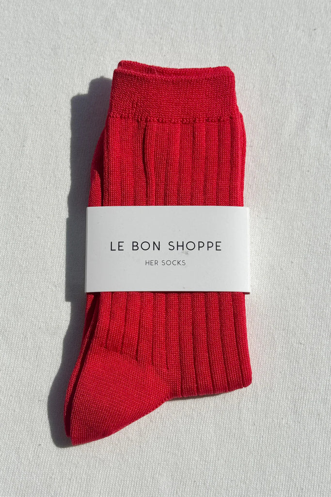 Le Bon Shoppe - Her Socks – Red -