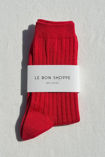 Le Bon Shoppe - Her Socks – Red -