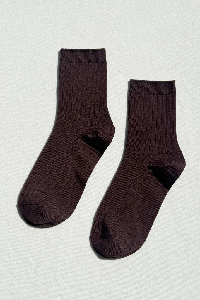 Le Bon Shoppe - Her Socks – Coffee -