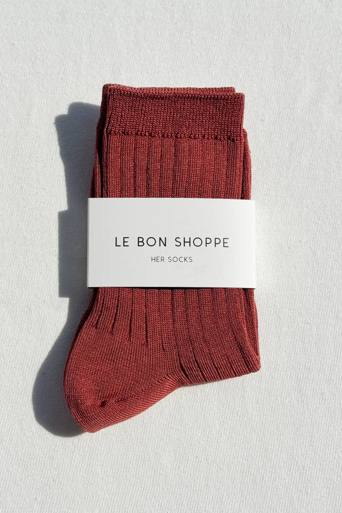 Le Bon Shoppe - Her Socks - Terracotta