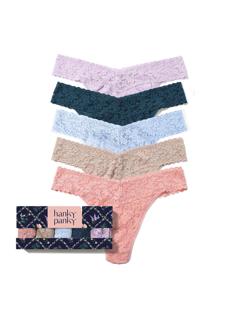 Hanky Panky - Original Thong – Multi 5 Pack - Everlasting O S