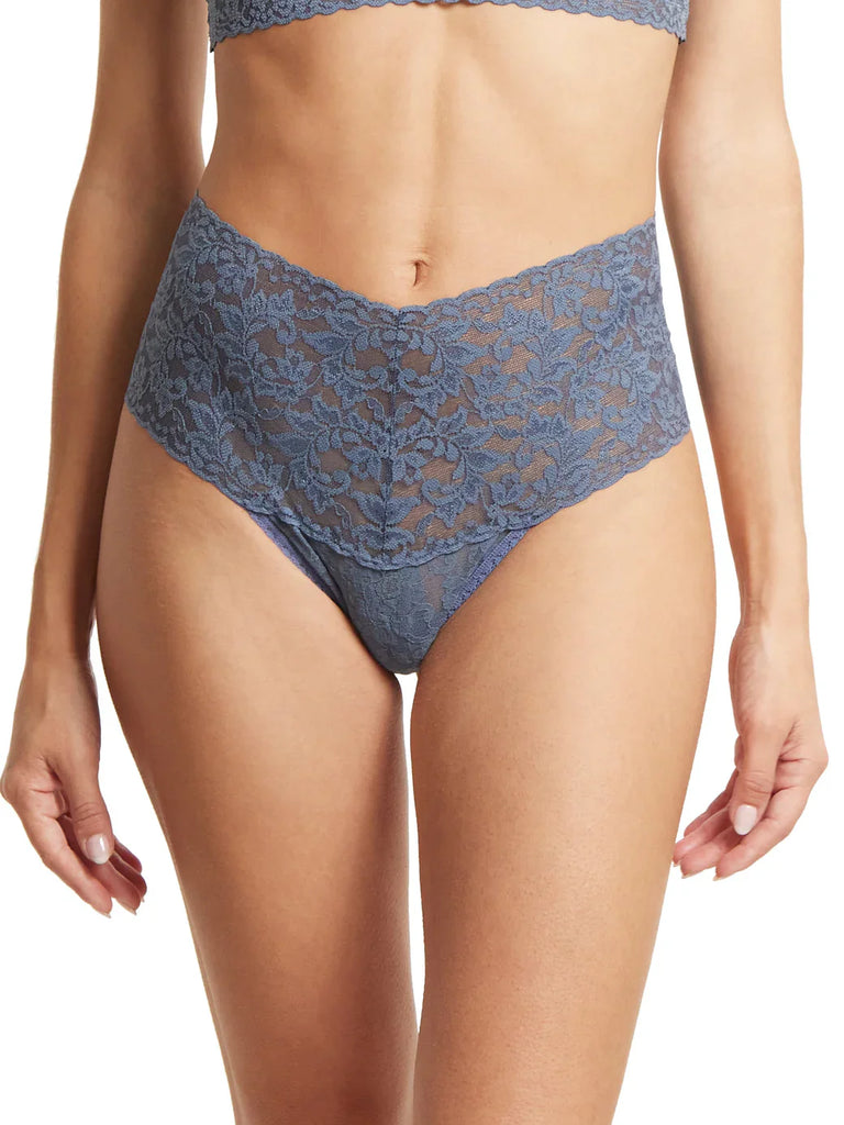 Hanky Panky - Retro Lace Thong - Tour Guide O S