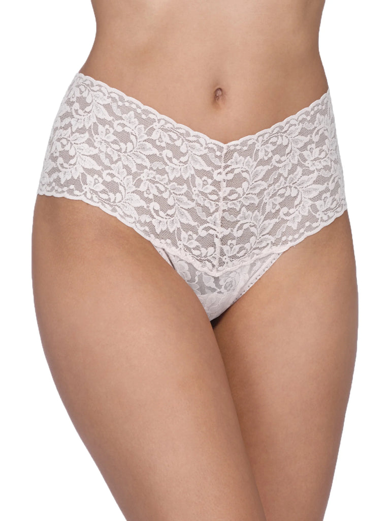 Hanky Panky - Retro Lace Thong - Marshmallow O S