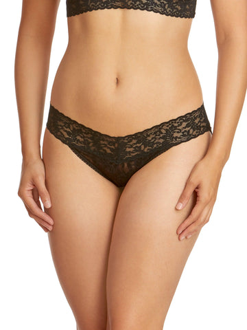 Hanky Panky - Lace V-Kini - Black