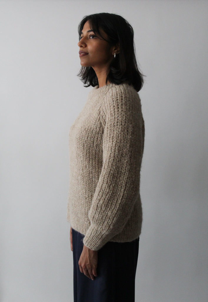 Sattva by Sarah - White Point Sweater -
