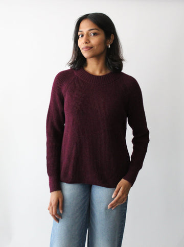 Sattva by Sarah - Cozy Crew - Plum