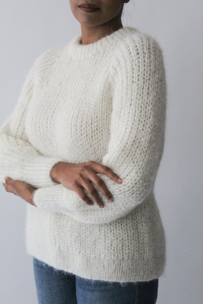 Sattva by Sarah - White Point Sweater -