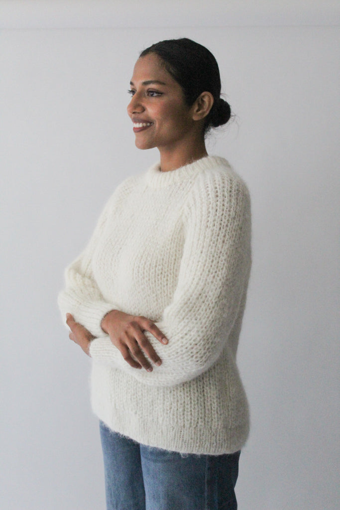 Sattva by Sarah - White Point Sweater -