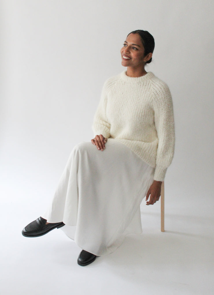Sattva by Sarah - White Point Sweater -