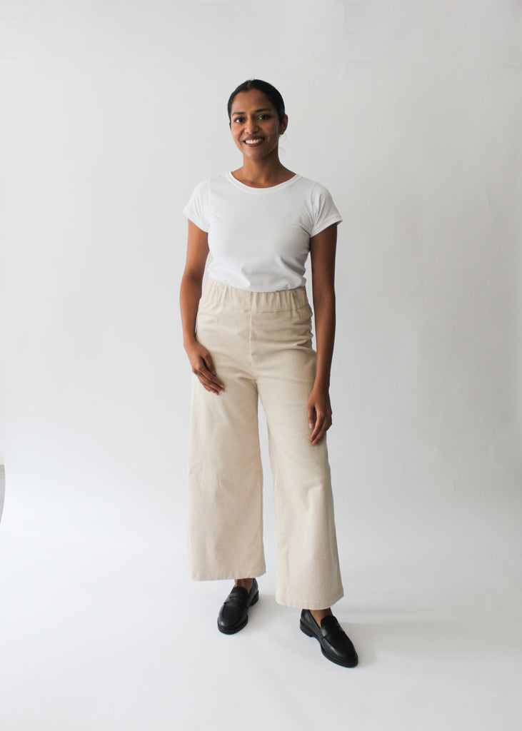 Sattva by Sarah - Cord Pant - Vanilla