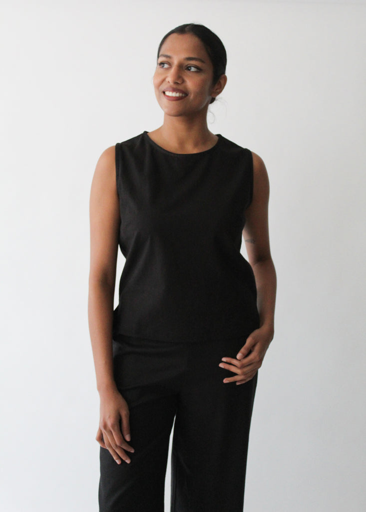 Sattva by Sarah - Shell Top - Black