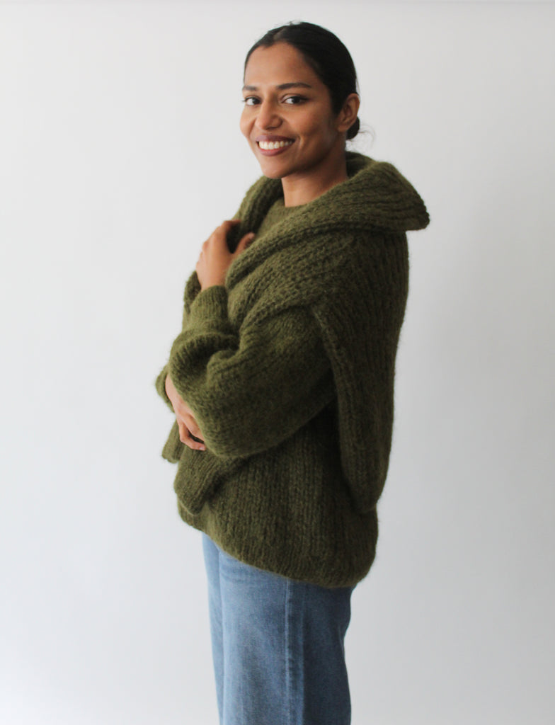 Sattva by Sarah - White Point Sweater -
