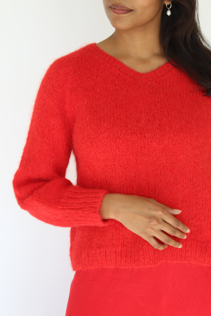 Sattva by Sarah - LuLu V-Neck Sweater -
