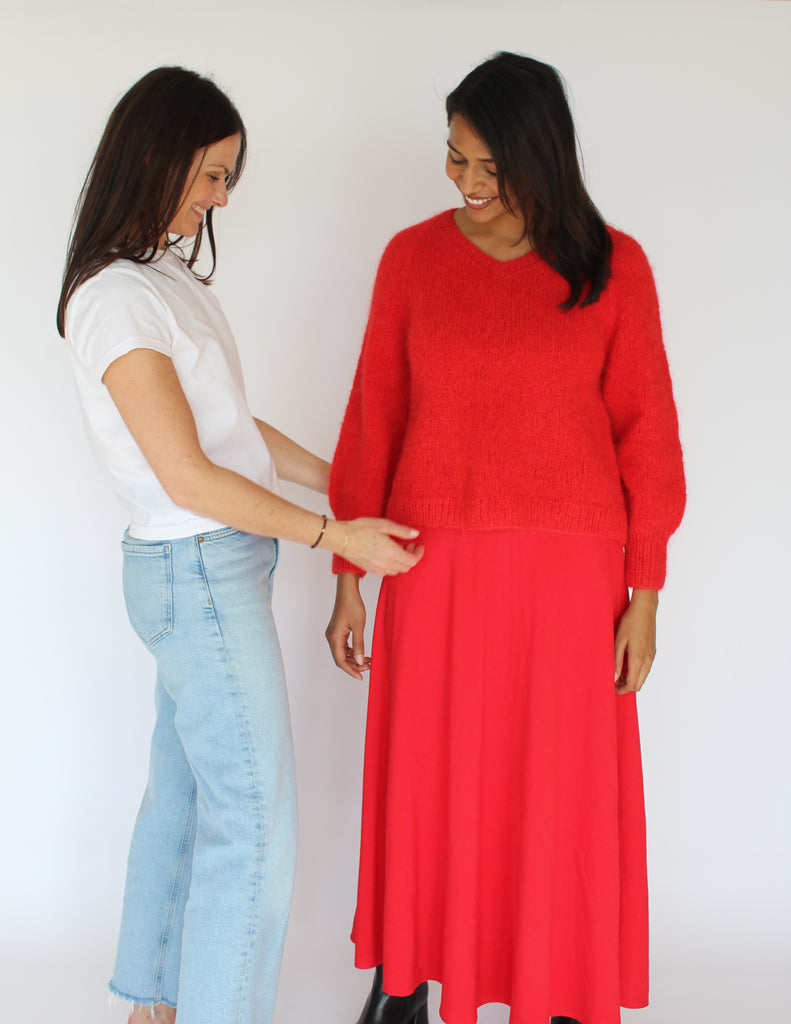 Sattva by Sarah - LuLu V-Neck Sweater -