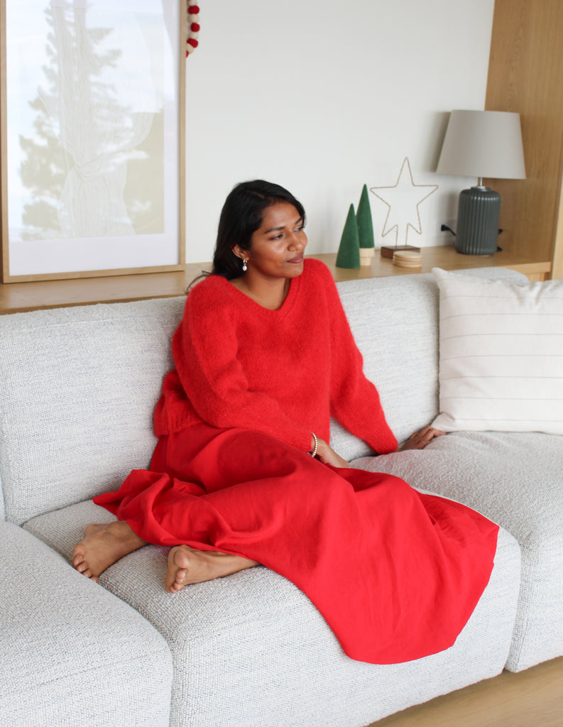 Sattva by Sarah - LuLu V-Neck Sweater -