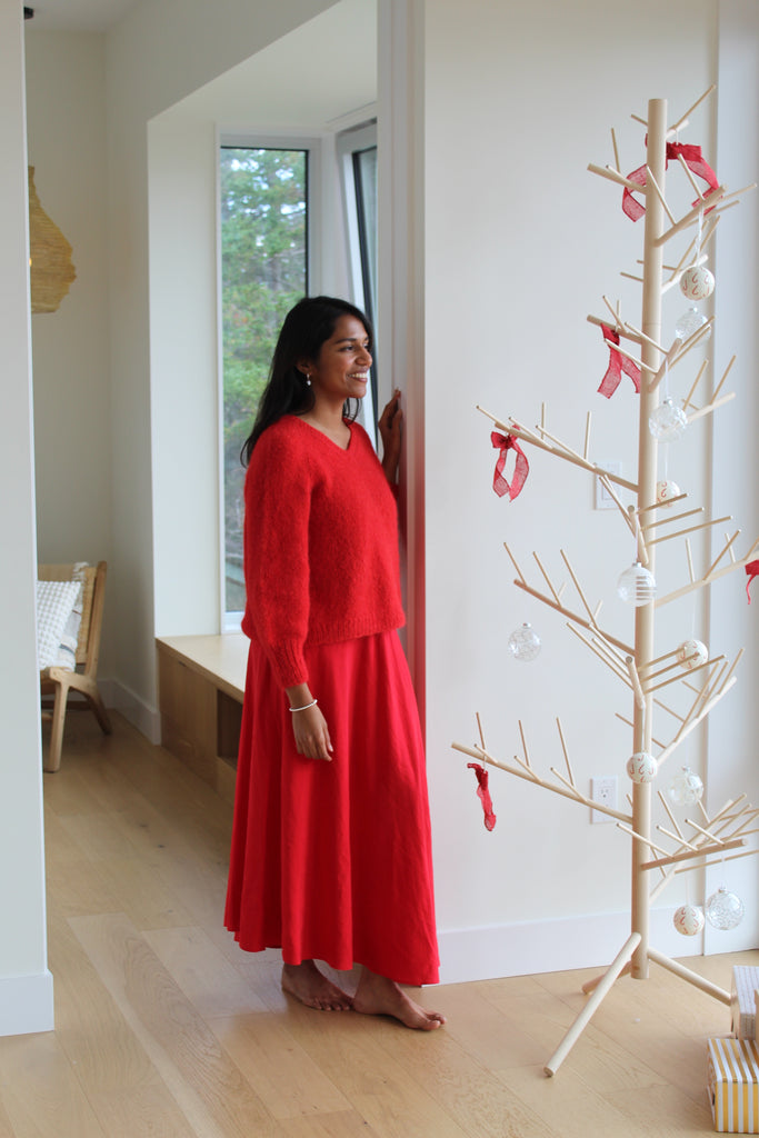 Sattva by Sarah - LuLu V-Neck Sweater -