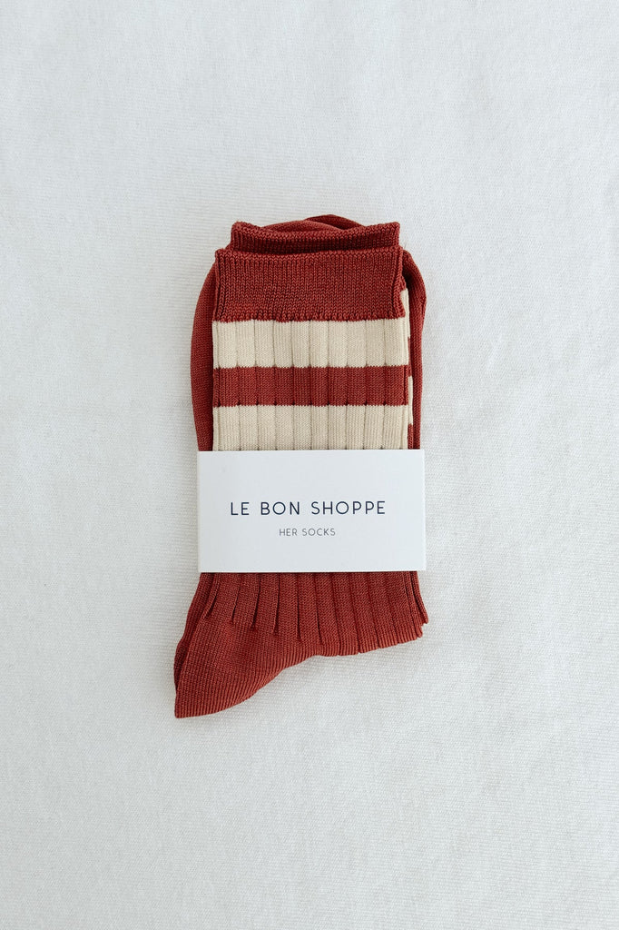 Le Bon Shoppe - Her Socks Varsity - Tandoori