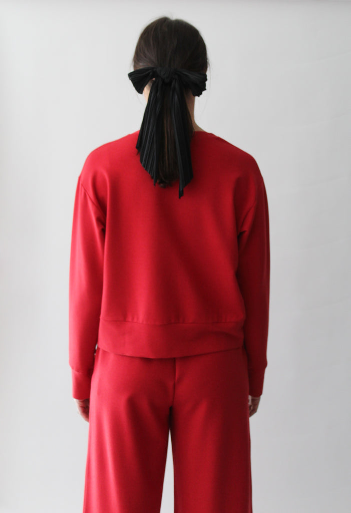 Sattva by Sarah - Boyfriend Crop Sweatshirt -