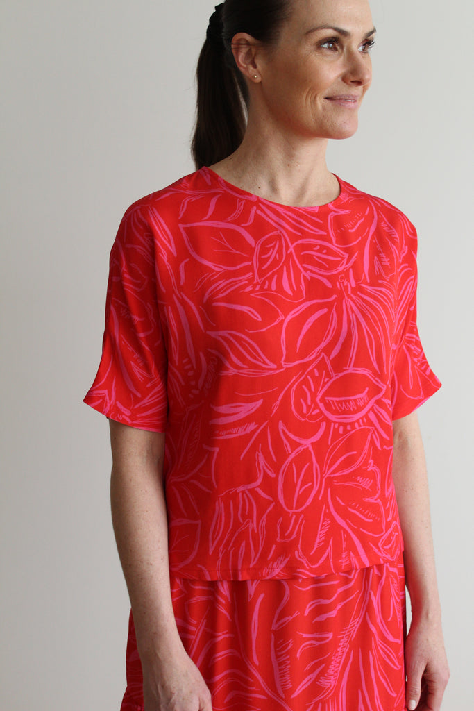 Sattva by Sarah - Everyday Crop Blouse -