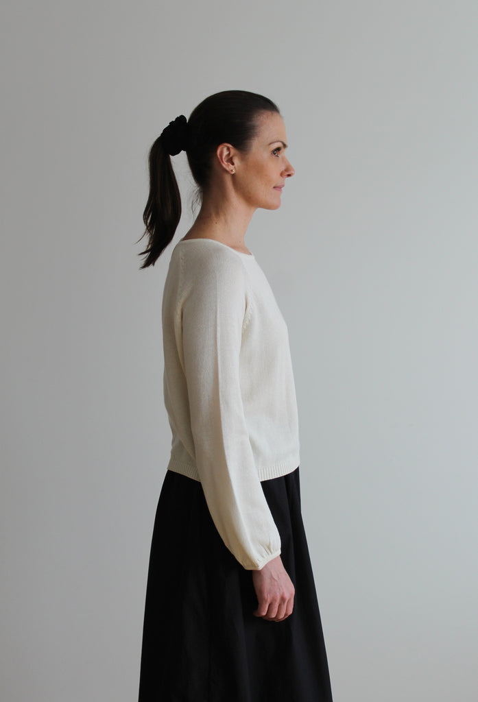Sattva by Sarah - Balloon Sleeve Sweater -