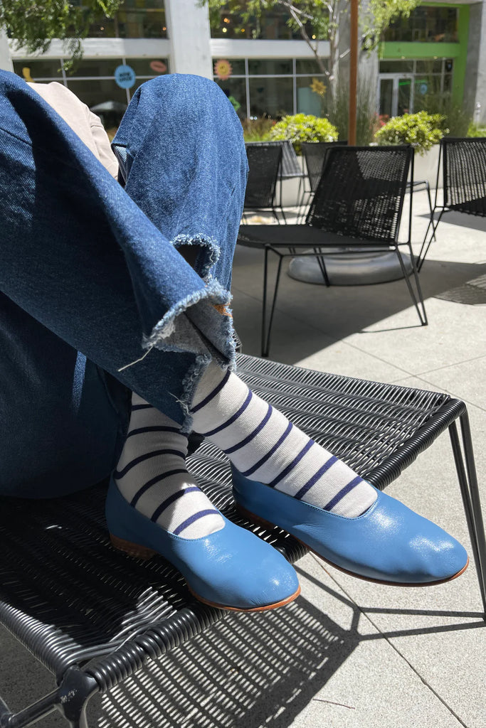 Le Bon Shoppe - Wally Socks – Breton Stripe -