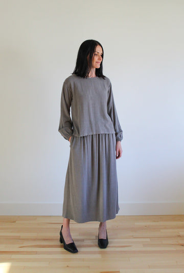 Sattva by Sarah - Flowy Skirt - Silky Taupe
