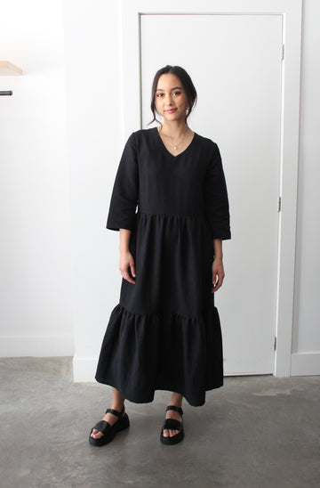 Sattva by Sarah - Anytime Dress - Black Bizet