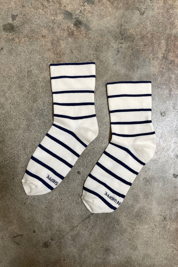Le Bon Shoppe - Wally Socks – Breton Stripe -