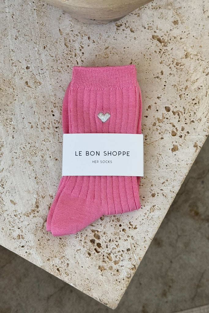 Le Bon Shoppe - Embroidered Her Socks -