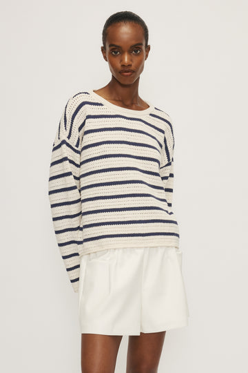 Melissa Nepton - Joris Sweater - Navy Stripe